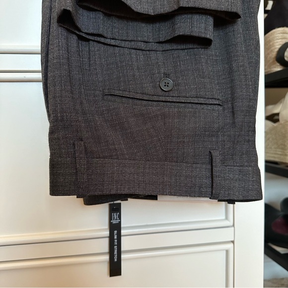INC International Concepts Slim Fit Straight Leg Dress Pants - Picture 4 of 6